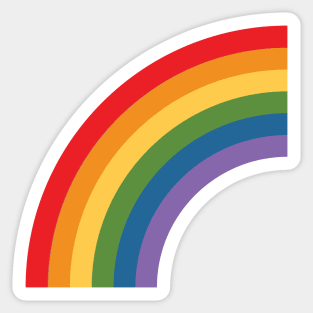 Simple Rainbow Arc Sticker